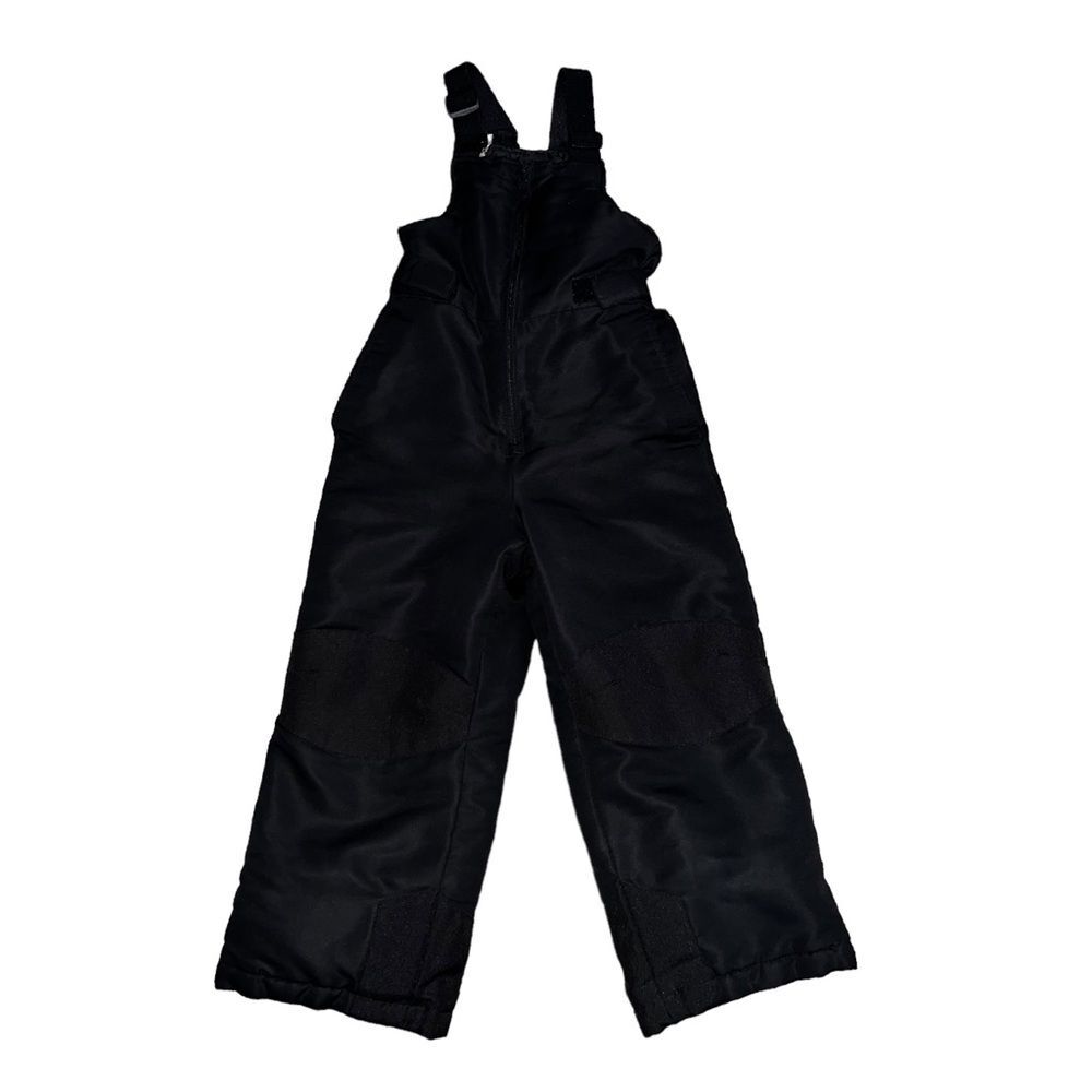 Swiss Tech Black Ski Snow Overalls Size XS 4/5 Insulated Warm